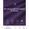 GYS Sleeveless Nightgowns for Women Soft Bamboo Viscose Night Shirts Tank Sleepwear with Pockets Long Sleep Dress(Purple)