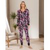 GYS Viscose from Bamboo Pajama Sets for Women Long Sleeve Sleepwear Soft Christmas Pjs Lounge Sets(Magnolia)
