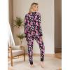 GYS Viscose from Bamboo Pajama Sets for Women Long Sleeve Sleepwear Soft Christmas Pjs Lounge Sets(Magnolia)