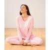 GYS Viscose from Bamboo Pajama Sets for Women Long Sleeve Sleepwear Soft Christmas Pjs Lounge Sets(Pink)