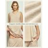 GYS Viscose from Bamboo Pajamas for Women V Neck Tank Top with Shorts Sleep Sets(Corn Yellow)