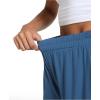 GYS Women’s Bamboo Viscose Pajama Shorts – Super Soft Sleep Shorts with Pockets & Elastic Waist(Blue)
