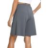 GYS Women’s Bamboo Viscose Pajama Shorts – Super Soft Sleep Shorts with Pockets & Elastic Waist(Carbon Grey)