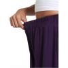 GYS Women’s Bamboo Viscose Pajama Shorts – Super Soft Sleep Shorts with Pockets & Elastic Waist(Deep Purple)