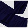 GYS Women’s Bamboo Viscose Pajama Shorts – Super Soft Sleep Shorts with Pockets & Elastic Waist(Navy)