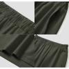 GYS Women’s Bamboo Viscose Pajama Shorts – Super Soft Sleep Shorts with Pockets & Elastic Waist(Olive)