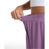 GYS Women’s Bamboo Viscose Pajama Shorts – Super Soft Sleep Shorts with Pockets & Elastic Waist(Purple)