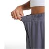 GYS Women’s Bamboo Viscose Pajama Shorts – Super Soft Sleep Shorts with Pockets & Elastic Waist(Reddish Grey)