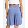 GYS Women’s Bamboo Viscose Pajama Shorts – Super Soft Sleep Shorts with Pockets & Elastic Waist(Witt Blue)