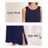 GYS Womens Bamboo Viscose Sleeveless Long Nightgowns(Navy)