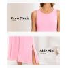 GYS Womens Bamboo Viscose Sleeveless Long Nightgowns(Pink)
