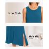 GYS Womens Bamboo Viscose Sleeveless Long Nightgowns(Teal Blue)