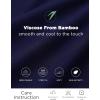 GYS Womens Long Nightgowns Soft Bamboo Viscose 3/4 Sleeves Pleated Sleepshirts Ladies Sleepwear Gown for Mom(Navy)