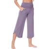 GYS Women’s Pajama Pants Bamboo Viscose Wide Leg Yoga Pants Casual High Waisted Lounge Palazzo Pants with Pockets