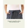 GYS Womens Pajama Shorts Drawstring Waist Lounge Shorts with Pockets, Viscose Made from Bamboo(Charoal)