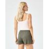 GYS Womens Pajama Shorts Drawstring Waist Lounge Shorts with Pockets, Viscose Made from Bamboo(Greyish Green)
