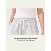 GYS Womens Pajama Shorts Drawstring Waist Lounge Shorts with Pockets, Viscose Made from Bamboo(Light Grey)