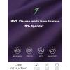 GYS Womens Pajama Tops Short Sleeve Shirts Summer Comfy Crew Neck Sleep T-Shirt(Purple)