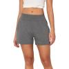 GYS Bamboo Viscose Pajama Shorts for Women, Casual Micro Mini Lounge Shorts, Soft Comfy Sleep Bottoms(Dark Heather Grey)