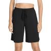 GYS Bamboo Viscose Pajama Shorts for Women Soft Summer Sleep Shorts with Pockets(Black)