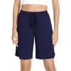 GYS Bamboo Viscose Pajama Shorts for Women Soft Summer Sleep Shorts with Pockets(Navy)