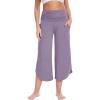 GYS Women’s Pajama Pants Bamboo Viscose Wide Leg Yoga Pants Casual High Waisted Lounge Palazzo Pants with Pockets