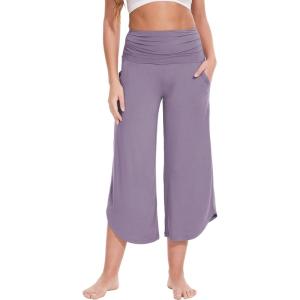 GYS Women’s Pajama Pants Bamboo Viscose Wide Leg Yoga Pants Casual High Waisted Lounge Palazzo Pants with Pockets