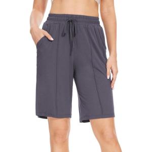 GYS Women’s Soft Comfy Bamboo Viscose Pajama Shorts with Pockets