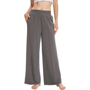 GYS Women’s Sweatpants with Pockets Lightweight Straight Leg Lounge Pants
