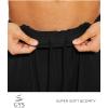 GYS Bamboo Viscose Mens Short Pajamas Set Summer Short Sleeve Pjs Set with Pockets