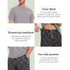 GYS Men’s Pajama Sets, Ultra Soft Bamboo Viscose Sleepwear, Short Sleeve Shirts and Shorts Loungewear Pjs Set with Pockets(Heather Grey/Camouflage)