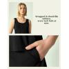 GYS Bamboo Viscose Women’s Pajama Sets Tank Top With Shorts 2 Pieces Lounge Sets(Black)