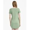 GYS Bamboo Viscose Nightgown for Women Sleepwear Soft Comfy Pajama Dress Short Sleeve Nightshirt Plus Size S-4X(Loden Frost)