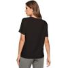 GYS Bamboo Viscose T Shirts for Women, Soft Short Sleeve Pajama Shirt Lounge Top, Comfy Casual Tee(Black)
