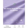 GYS Bamboo Viscose T Shirts for Women, Soft Short Sleeve Pajama Shirt Lounge Top, Comfy Casual Tee(Taro Purple)