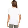 GYS Bamboo Viscose T Shirts for Women, Soft Short Sleeve Pajama Shirt Lounge Top, Comfy Casual Tee(White)