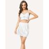 GYS Half Slip for Women Under Dress Silky Underskirt(Single Slit – 16” – White)