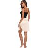 GYS Half Slip for Women Under Dress Silky Underskirt(Single Slit – 20” – Beige)
