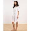 GYS Premium Women’s Nightgowns Bamboo Viscose Short Sleeve Soft and Breathable Pajama Dress(Mother’s Embrace)