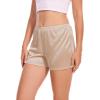 GYS Slip Shorts Culotte for Women Underwear Soft and Smooth Anti Chafing Pettipants(Beige)