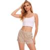 GYS Slip Shorts Culotte for Women Underwear Soft and Smooth Anti Chafing Pettipants(Beige)
