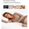 GYS Viscose from Bamboo Women’s Pajama Sets Super Soft Long Sleeve Sleepwear Comfy Winter Pjs Sets S-4X(B- V Neck – Camel)