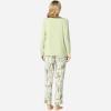 GYS Viscose from Bamboo Women’s Pajama Sets Super Soft Long Sleeve Sleepwear Comfy Winter Pjs Sets S-4X(C-cantaloupe Green)
