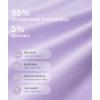 GYS Womens Bamboo Viscose Nightgown, Silky Soft Lightweight Short Sleeve Sleep Dress with Satin V-Neck for Hot Sleepers(Taro Purple)