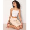GYS Women’s Nylon Half Slips for Under Dresses Anti-Static Underskirt(Beige)