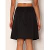 GYS Women’s Nylon Half Slips for Under Dresses Anti-Static Underskirt(Black)