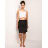 GYS Women’s Nylon Half Slips for Under Dresses Anti-Static Underskirt(Black)