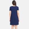 GYS Womens Short Sleeve Nightgowns Soft Comfy Sleep Dress, Viscose Made from Bamboo(Navy)
