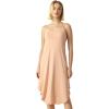 GYS Bamboo Viscose Slip Dress, Sleeveless Nightgown Sleepwear with Pockets, Spaghetti Strap Dresses for Women, Sleep Chemise(Beige)