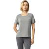 GYS Bamboo Viscose T Shirts for Women, Soft Short Sleeve Pajama Shirt Lounge Top, Comfy Casual Tee(Heather Grey)
